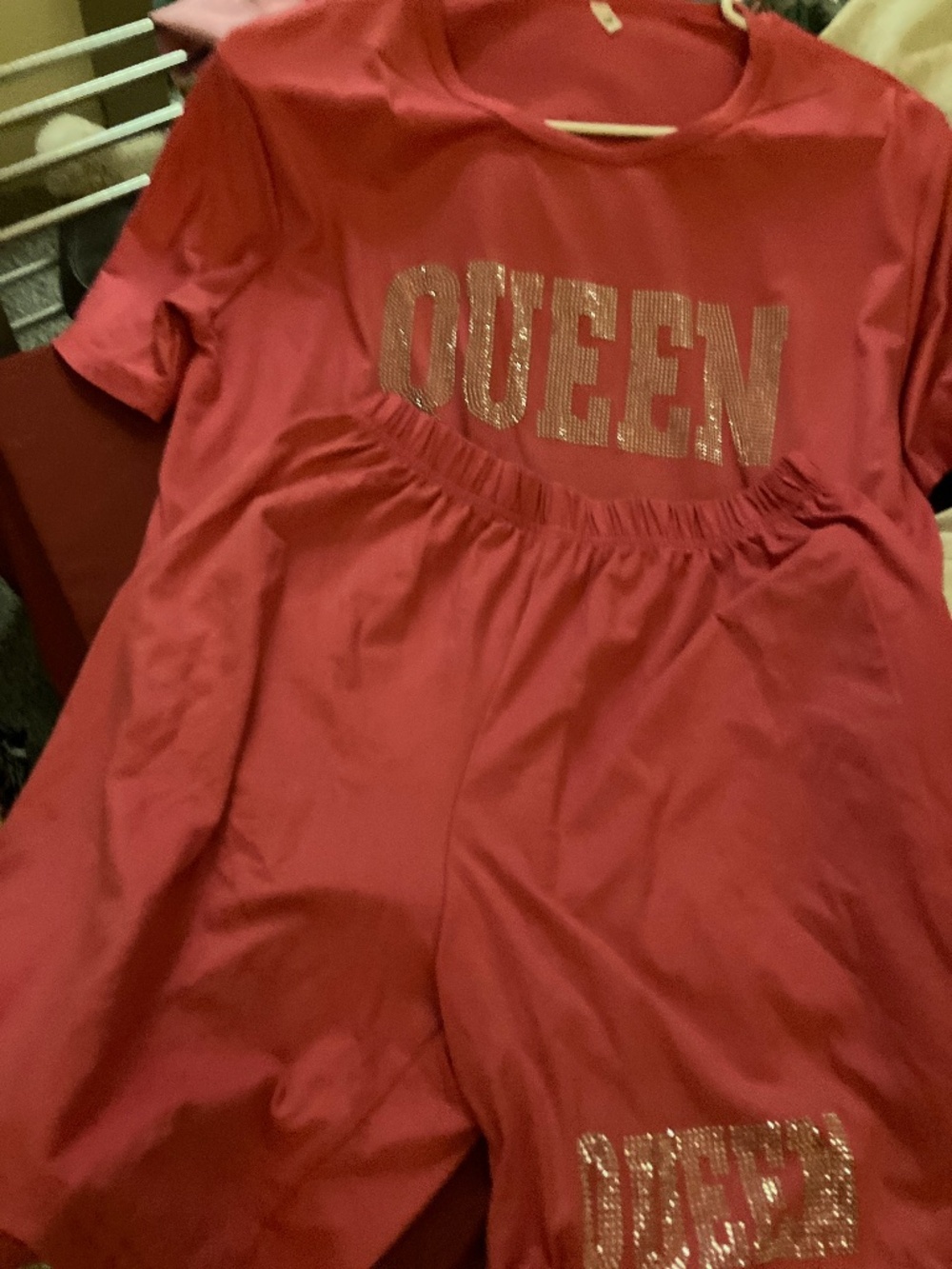 2 Piece Woman’s Shirts & Tee Set Medium